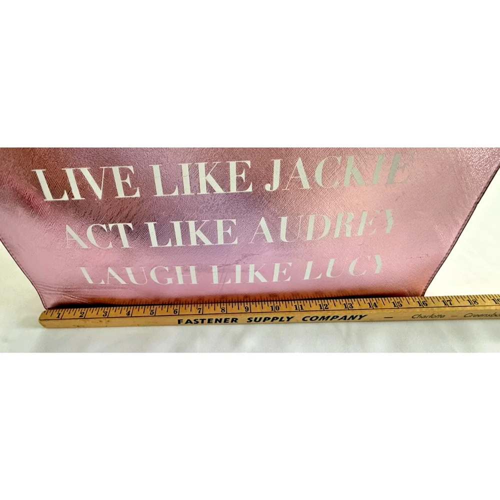 Los Angeles Trading Company Pink Vegan Leather Tote Coco Jackie Audrey Lucy NWT